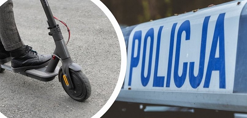 12-latek na hulajnodze zderzył się z autem. Matka dostała mandaty