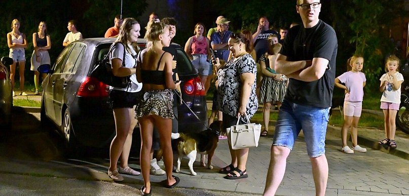 Pożar w Tarnobrzegu. Bohaterska postawa mieszkańca, policjantki i żołnierki WOT