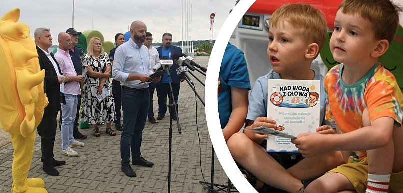 Bezpieczne wakacje zaczynają się od rozsądku. Ruszyła kampania „Nad wodą z głową"