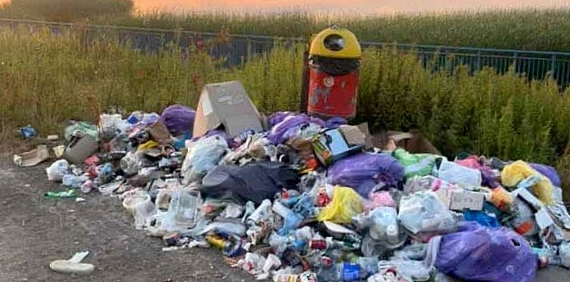 Ktoś podrzucił śmieci nad Jeziorem Tarnobrzeskim - 225348