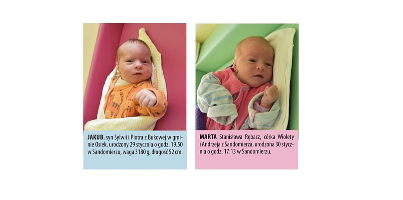 Zobacz zdjęcia dzieci urodzonych w Tarnobrzegu i Sandomierzu