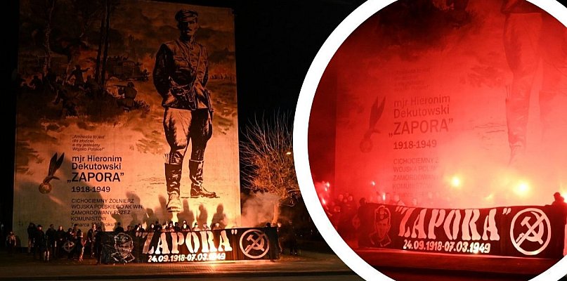 Hołd dla „Zapory”. Kibice Siarki uczcili 77. rocznicę śmierci bohatera [ZDJĘCIA]
