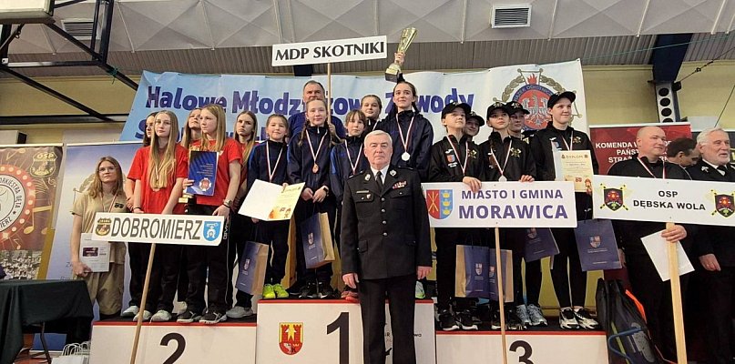 Młodzi strażacy ze Skotnik bezkonkurencyjni na zawodach wojewódzkich!