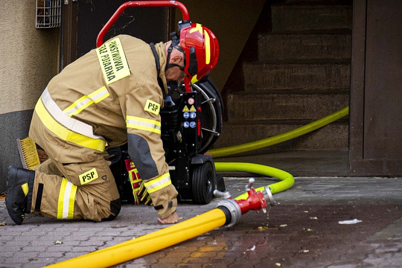 Dwa mieszkania spłoneły w w Stalowej Woli
