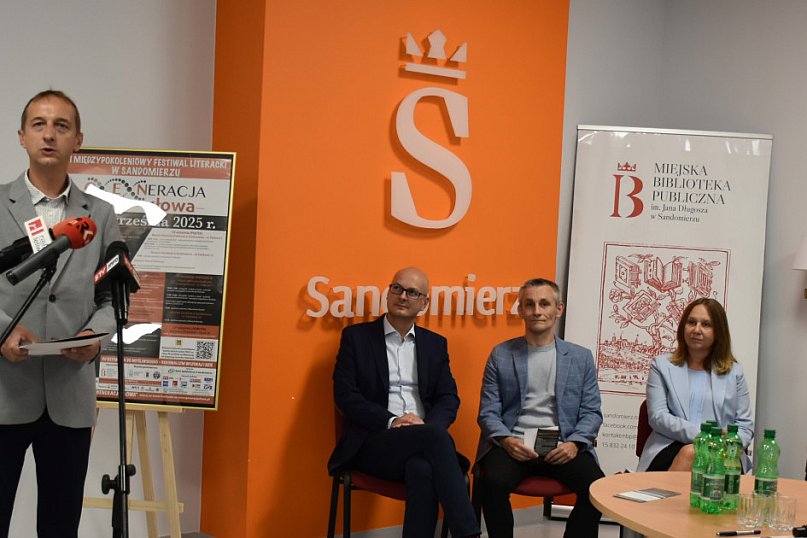 Konferencja prasowa nt. festiwalu literatury
