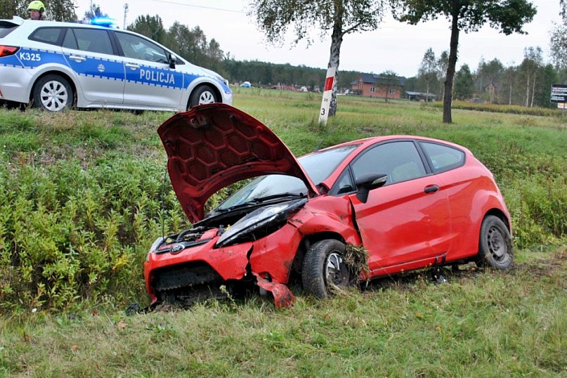 Wypadek w Jamnicy (04.10.25 r.)