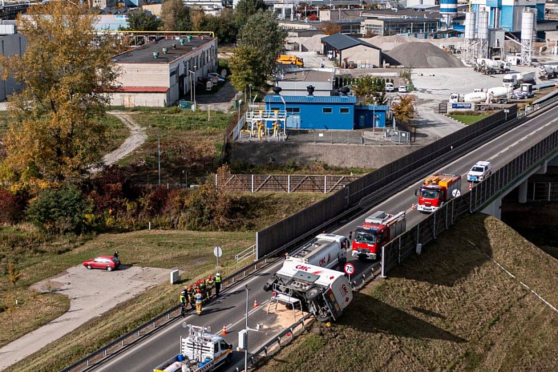 Wypadek na obwodnicy Stalowej Woli