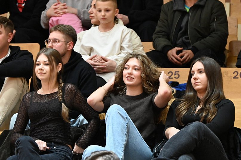 Kibice ma meczu MKKS Siarka - Dziki Basket Mielec