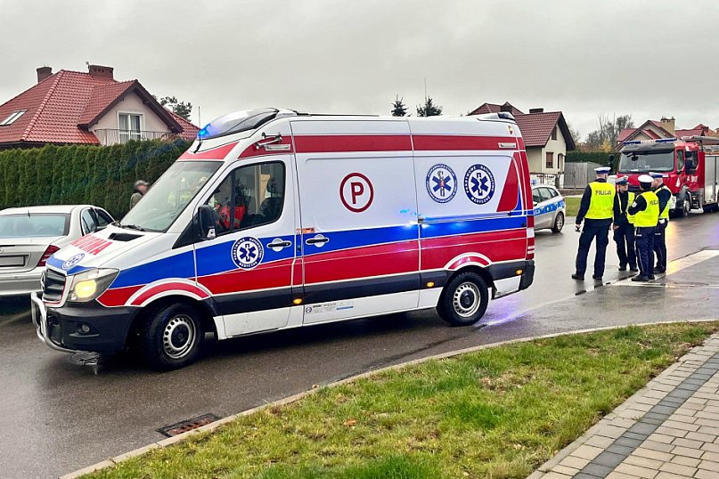 Wypadek w Tarnobrzegu (24.10.25 r.)