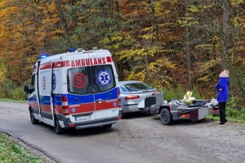 Wypadek nad zalewem w Bogorii