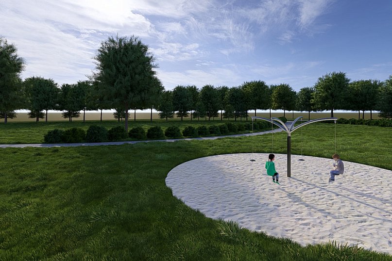 Wizualizacje terenów nad Wisłą Tarnobrzeg