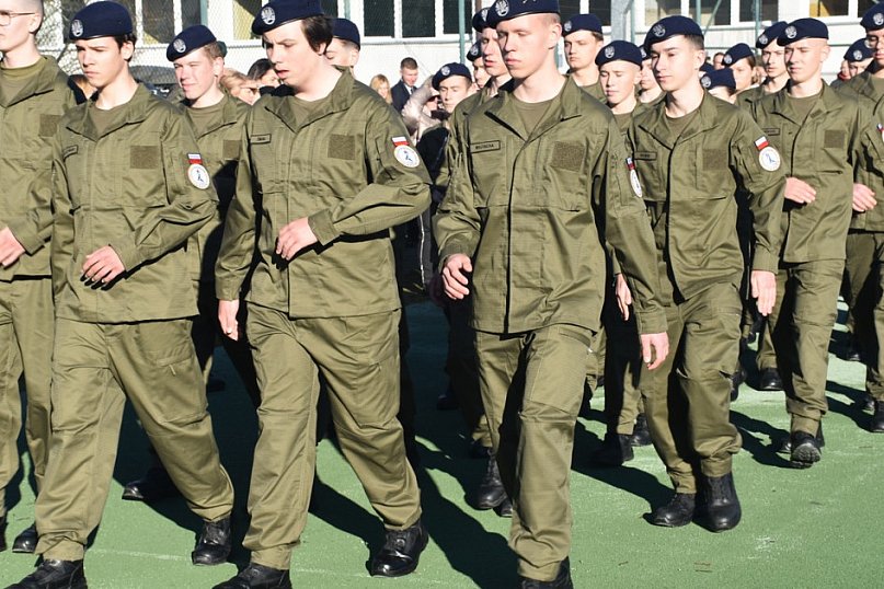 Ślubowanie klasy OPW w Górniku