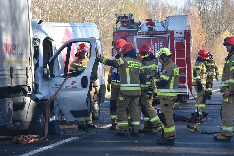 Wypadek w Stalach (07.11.25 r.)