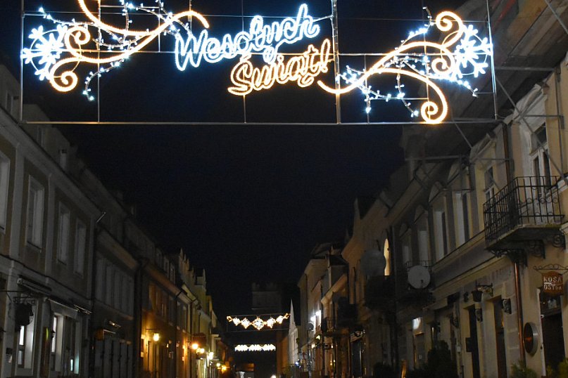 Sandomierz udekorowany na święta