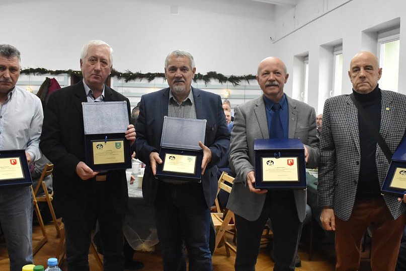 Świąteczno-jubileuszowe posiedzenie zarządu PZW Tarnobrzeg