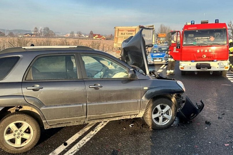 Wypadek na DK9 w powiecie sandomierskim
