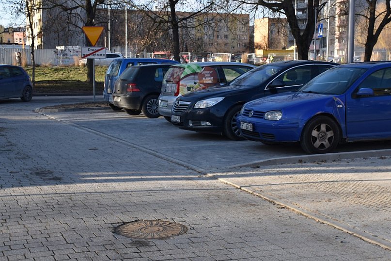 Parking przy Jędrusiu w Tarnobrzegu