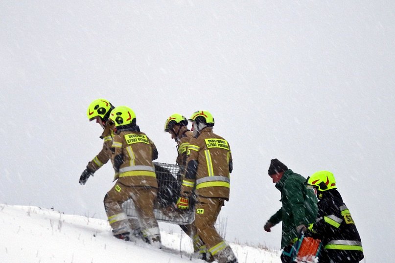 Akcja ratownicza w Gorzycach