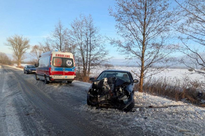 Wypadek w Strzelcach