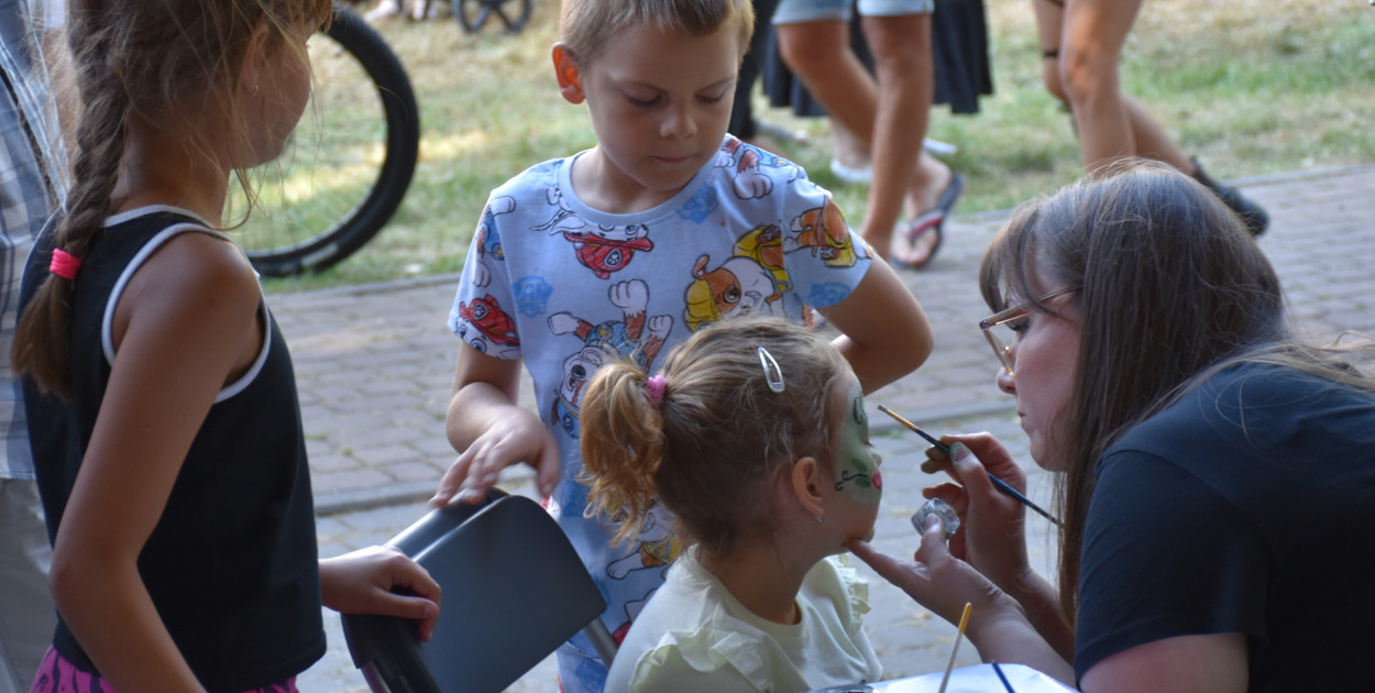 Jedna z atrakcji pikniku w Parku Piszczele   