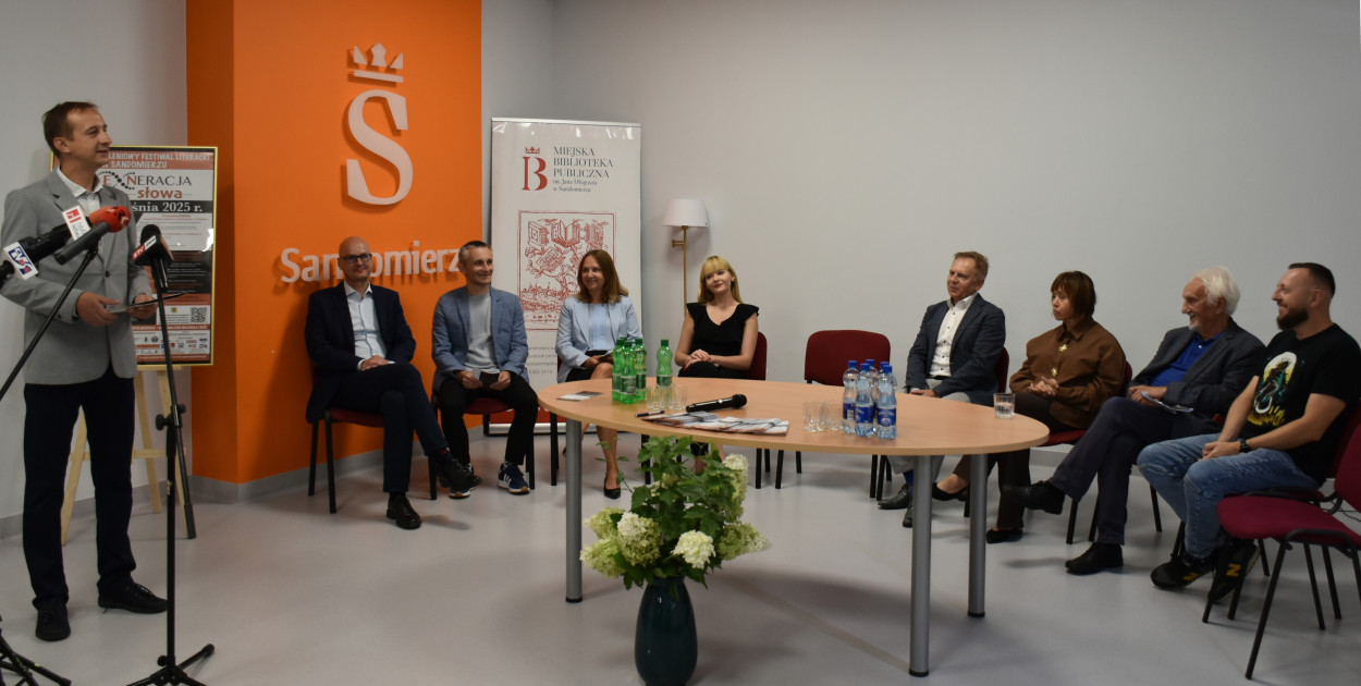 Konferencja prasowa na temat sandomierskiego festiwalu  
