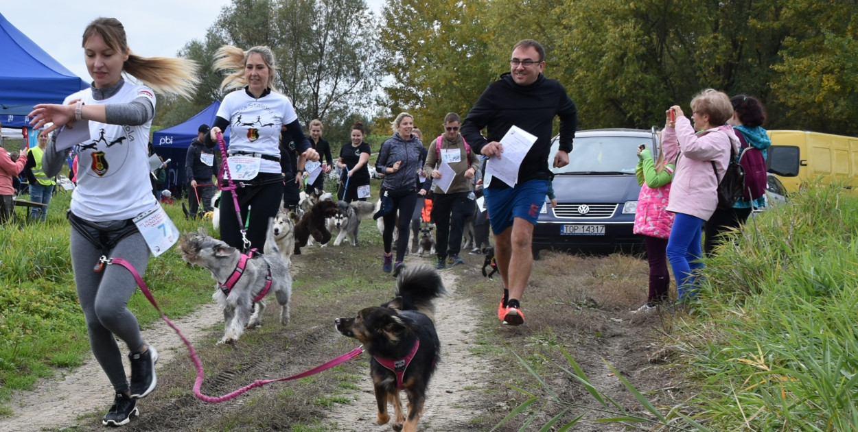 Tak było na starcie dogtrekkingu w 2022 roku.