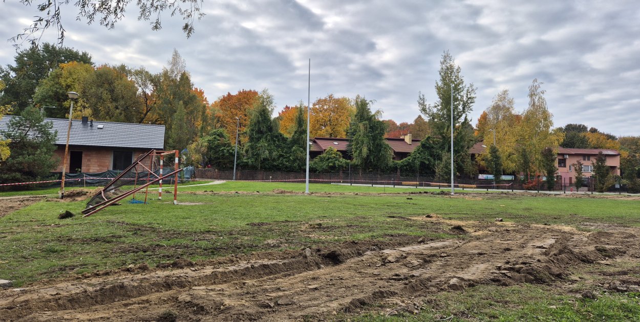 Praca na osiedlu Gołębice w Sandomierzu
