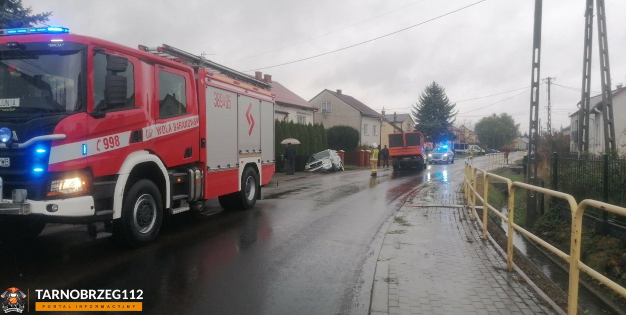 Wypadek w Woli Baranowskiej.