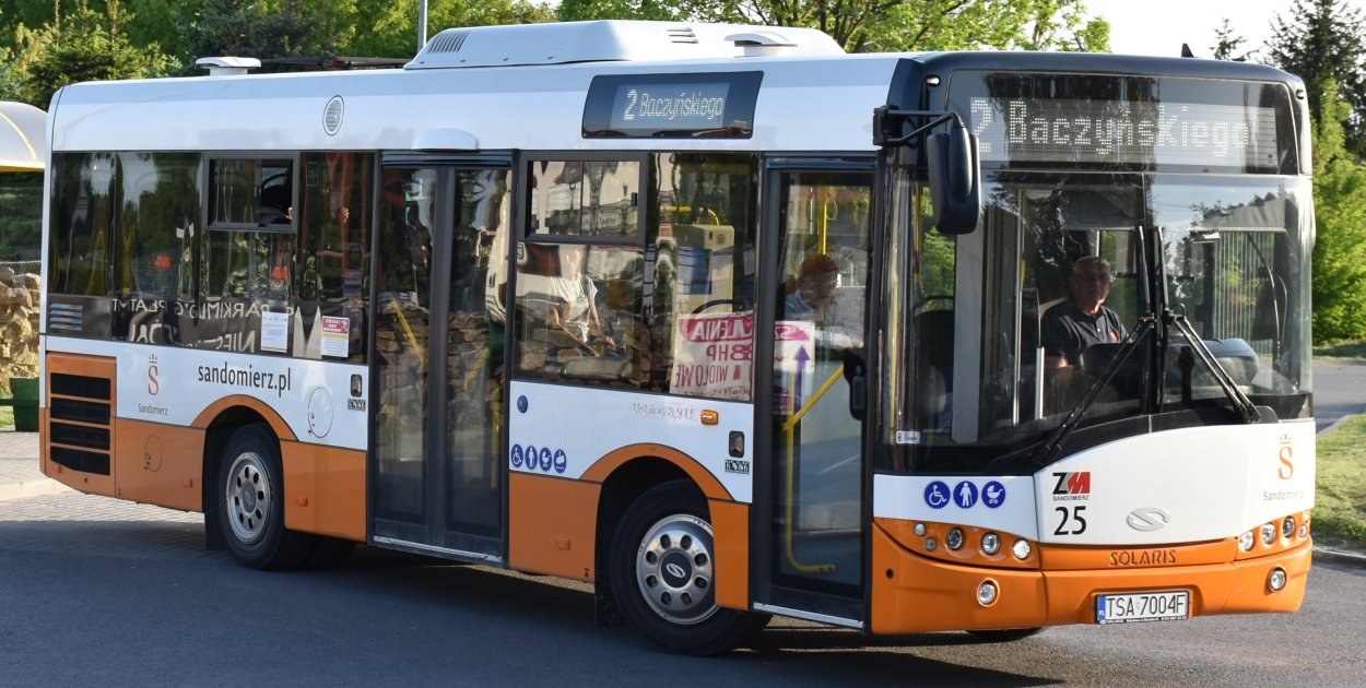 W najbliższą sobotę przejazdy sandomierskimi autobusami będą bezpłatne.