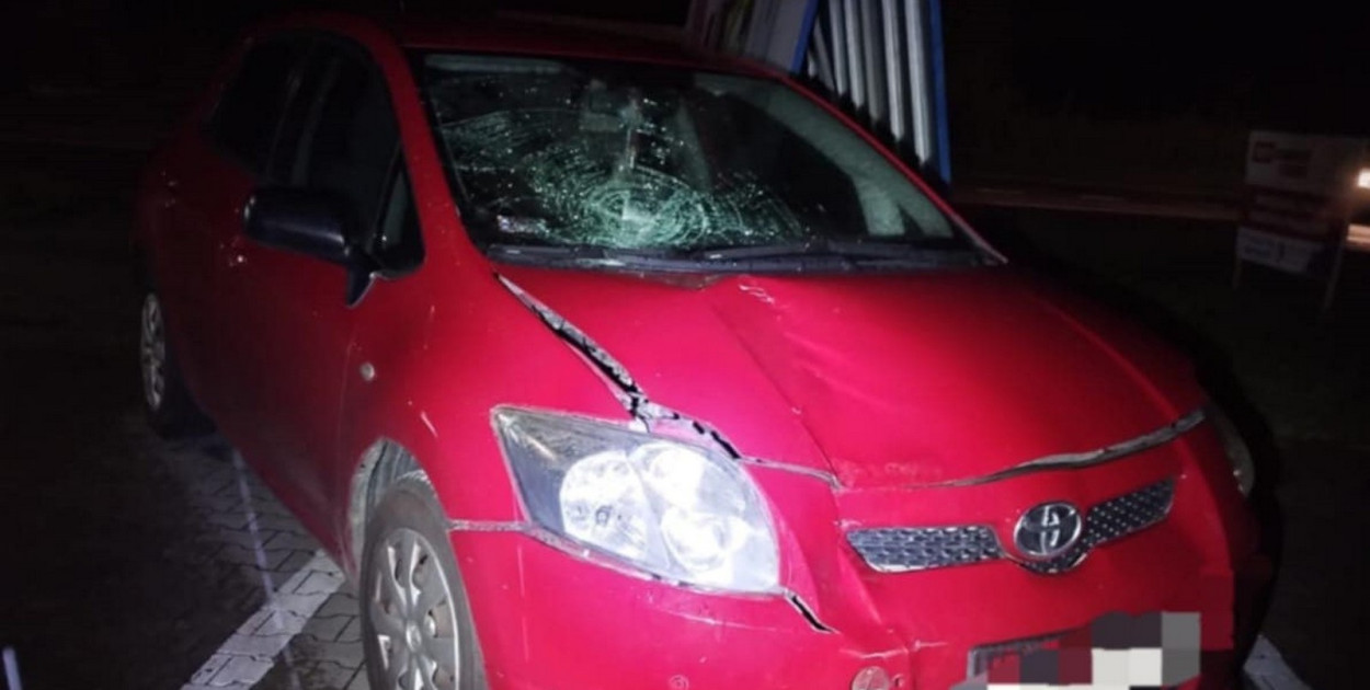 potrącenie pieszej w Rytwianach 