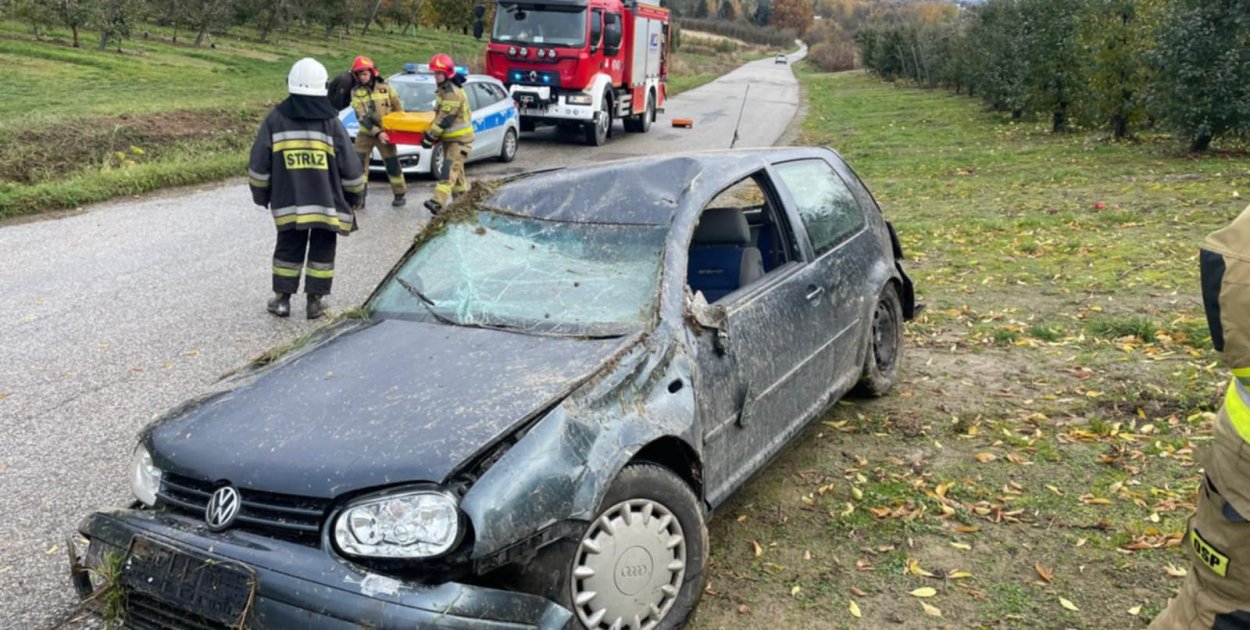 Wypadek w Zawichoście.