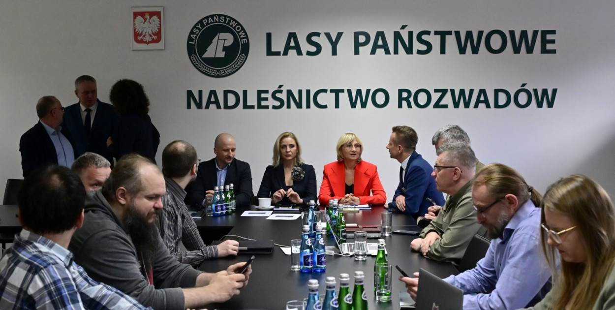 Spotkanie w Nadleśnictwie Rozwadów
