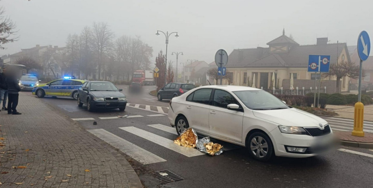 POtrącenie pieszej w Połańcu