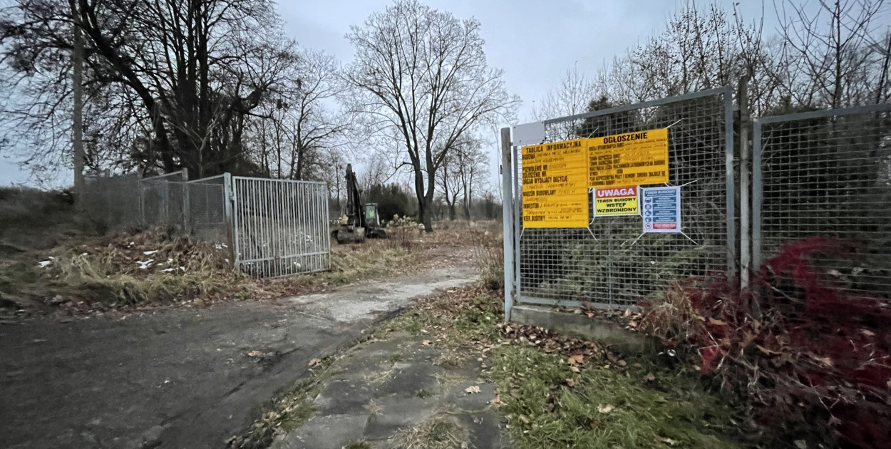 Przygotowania do budowy już ruszyły. 