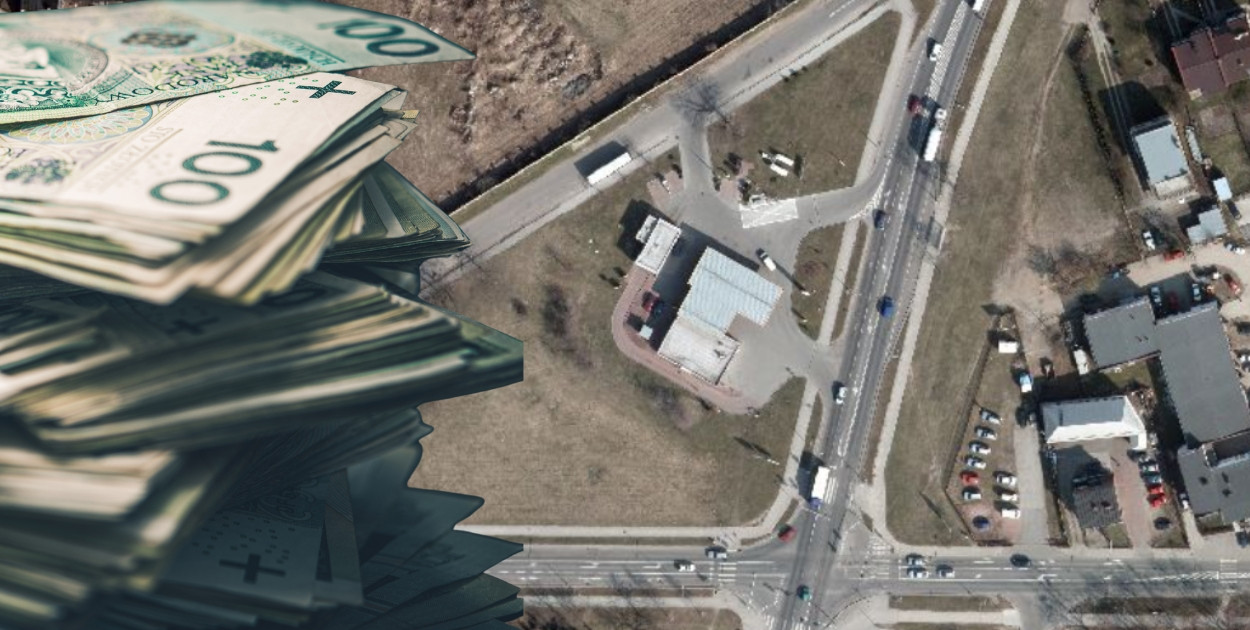 W ostatnim okresie Tarnobrzeg wystawił na przetargi kilka bardzo atrakcyjnych nieruchomości, położonych w centrum miasta. Fot. Geoportal / canva