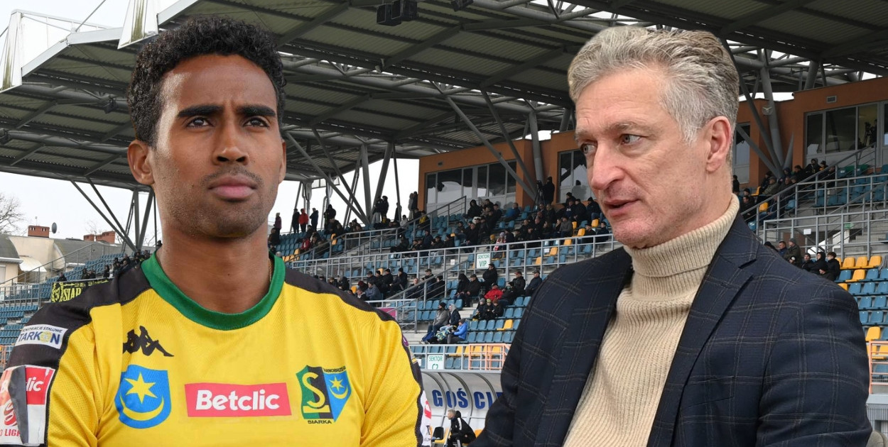 30-letni napastnik, erytrejczyk Ezana Kahsay, przyszedł do Siarki w lutym 2025 roku