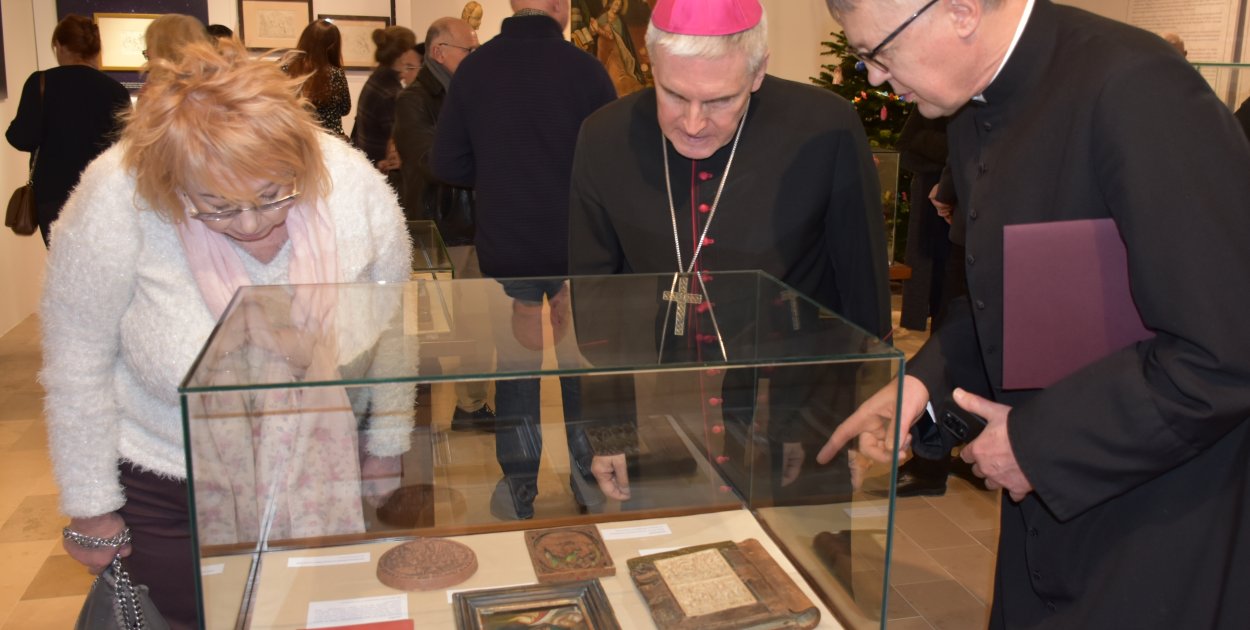 Wernisaż wystawy w Muzeum Diecezjalnym w Sandomierzu.