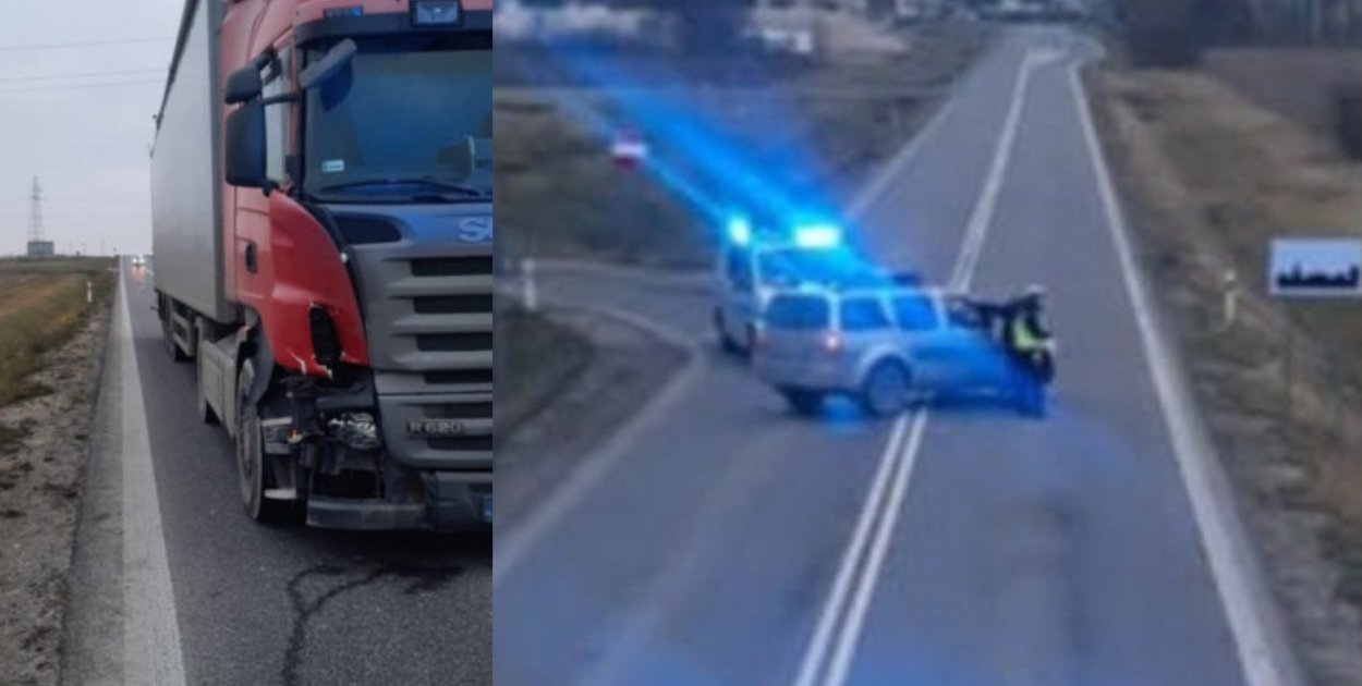 Wypadek na obwodnicy Staszowa