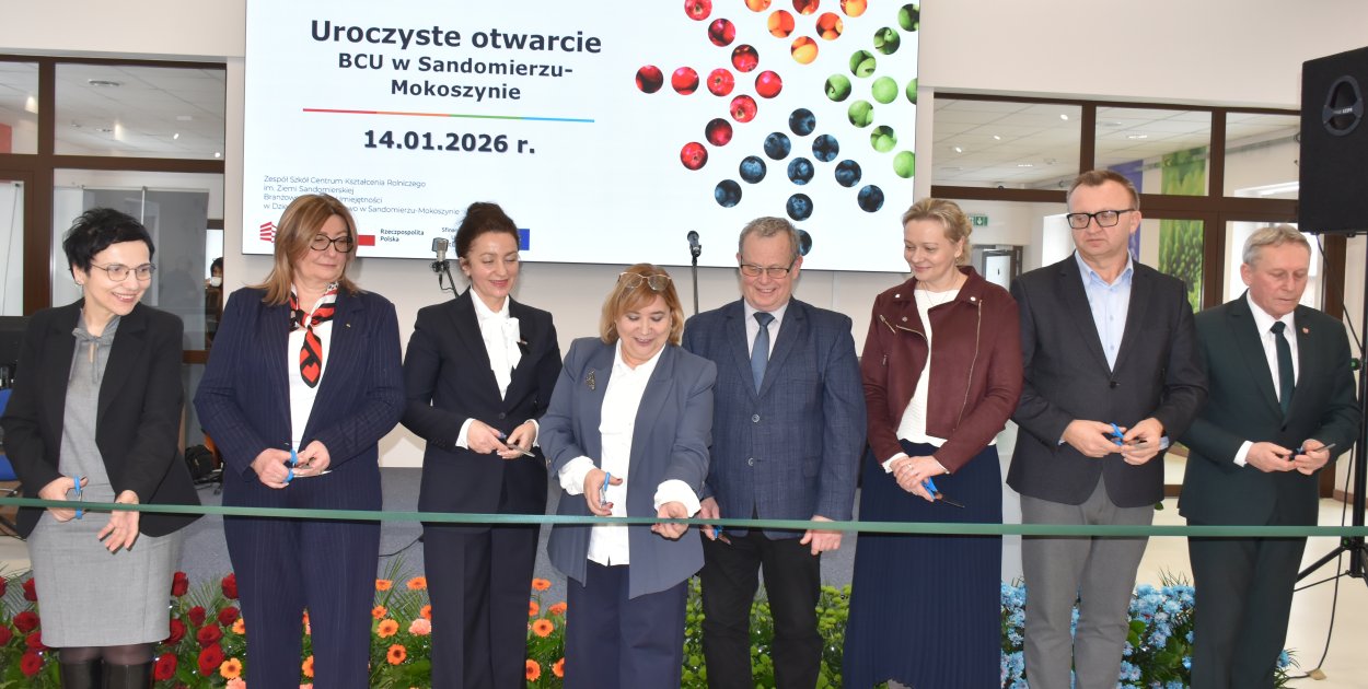 Oficjalne otwarcie Branżowego Centrum Umiejętności w Sandomierzu-Mokoszynie