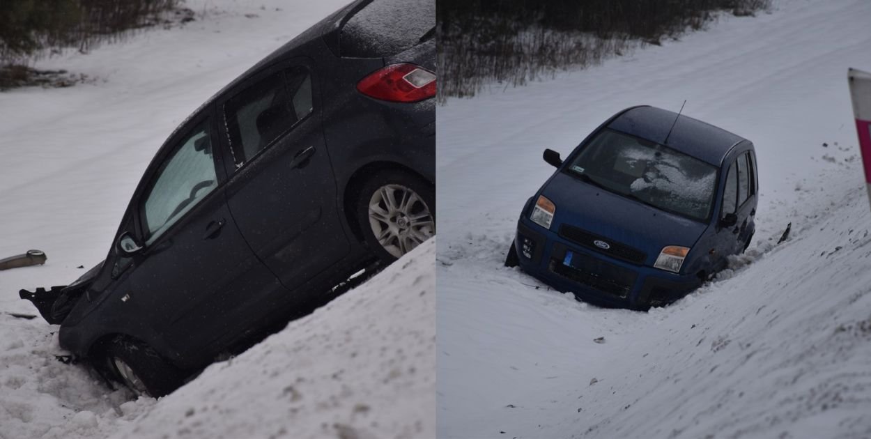 Dwa wypadki obok siebie na drodze Tarnobrzeg – Stalowa Wola [ZDJĘCIA]