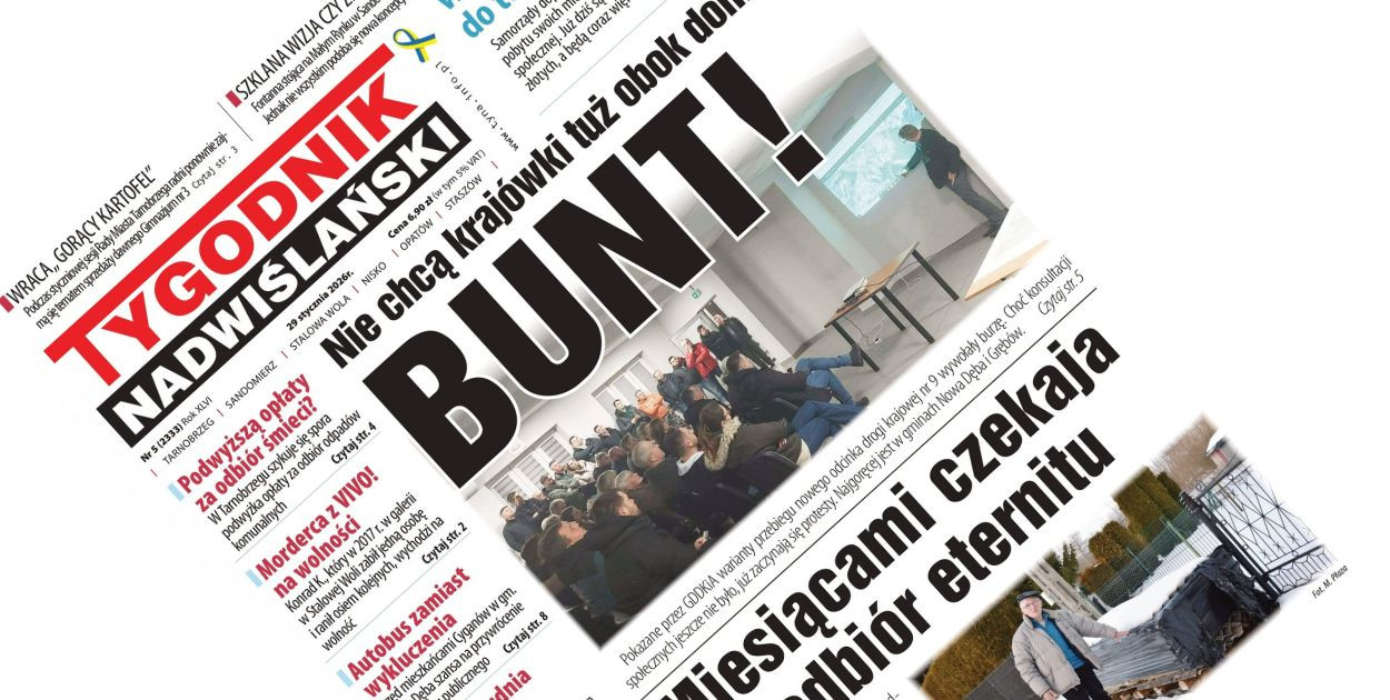 Co w najnowszym numerze Tygodnika Nadwiślańskiego? – 29 stycznia 2026