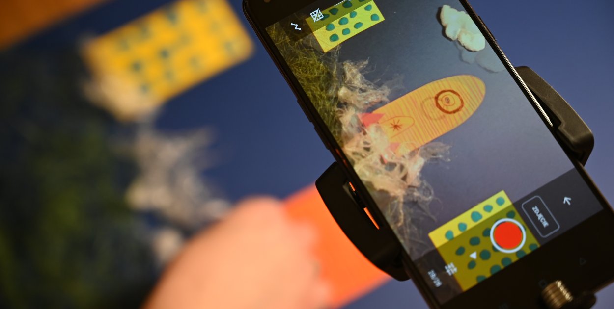 Warsztaty animacji poklatkowej w TDK.