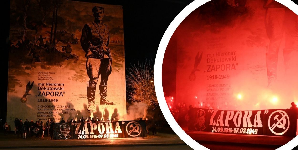 Hołd dla „Zapory”. Kibice Siarki uczcili 77. rocznicę śmierci bohatera [ZDJĘCIA]