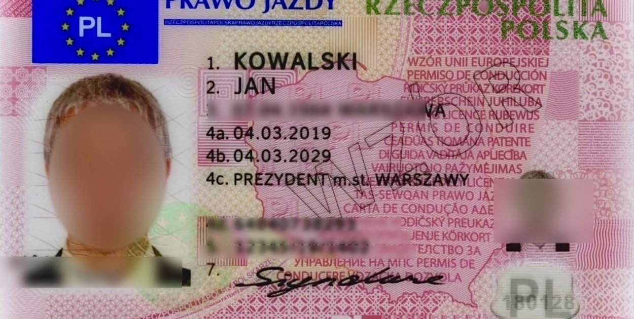 Pokazał fałszywe prawo jazdy podczas kontroli. 47-latek skazany przez sąd