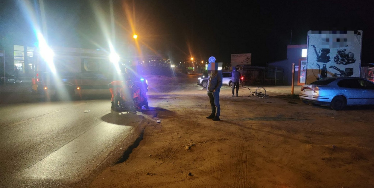 Pijany kierowca potrącił rowerzystę na pasach w Staszowie