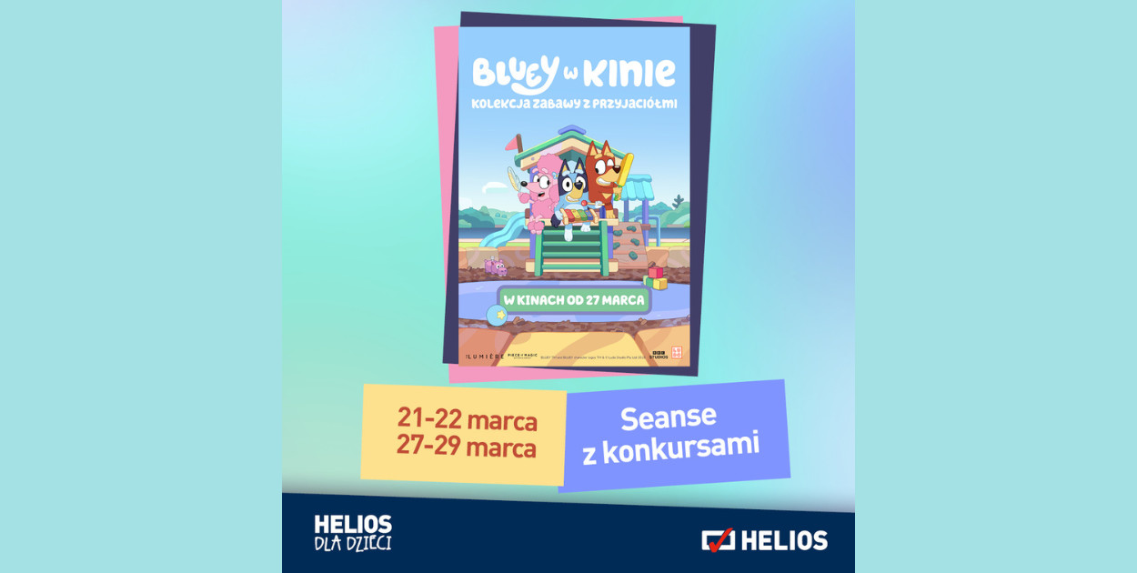 Repertuar kina Helios Stalowa Wola 27.03 - 02.04.2026 r