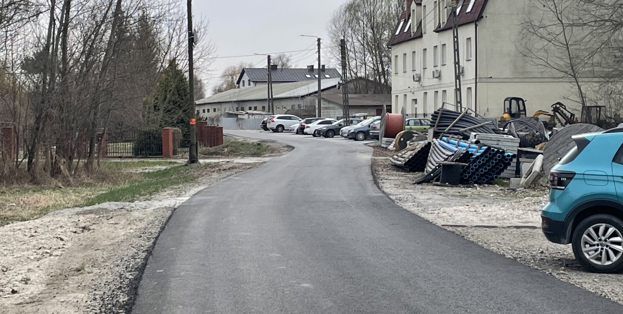 Ulica Ostrówek w Sandomierzu w remoncie