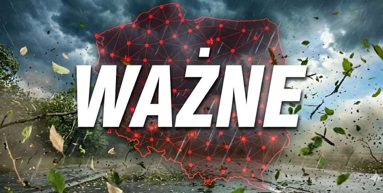 Ostrzeżenie przed silnym wiatrem dla Tarnobrzega i dla okolic
