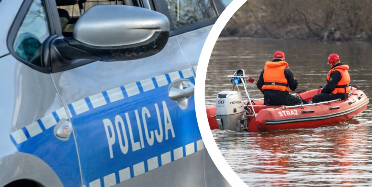Młody mężczyzna skoczył z mostu do rzeki. Tłumaczył, że chciał popływać