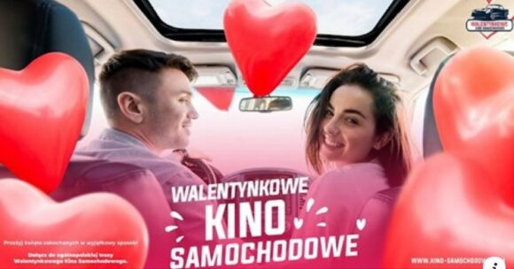 Walentynkowe kino samochodowe w Stalowej Woli
